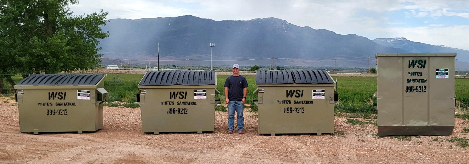 Dumpster Sizes Front