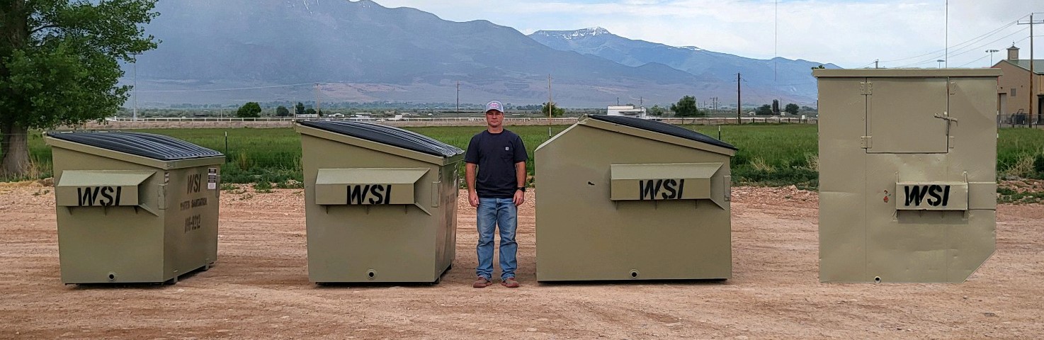 Dumpster Sizes Side